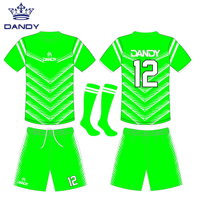 Source Football uniform set wholesale custom soccer jersey set fully  sublimation soccerkit with custom …