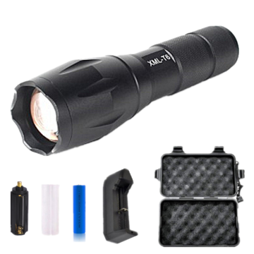Super Bright Rechargeable LED Torch Flashlight