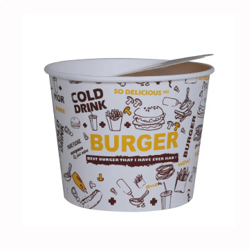 Printed Burger Paper Container