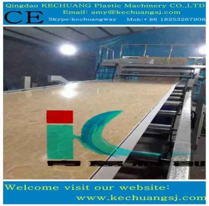 PVC Imitation Artificial Marble Board/Sheet Production Line/Machine/Plant/Equipment