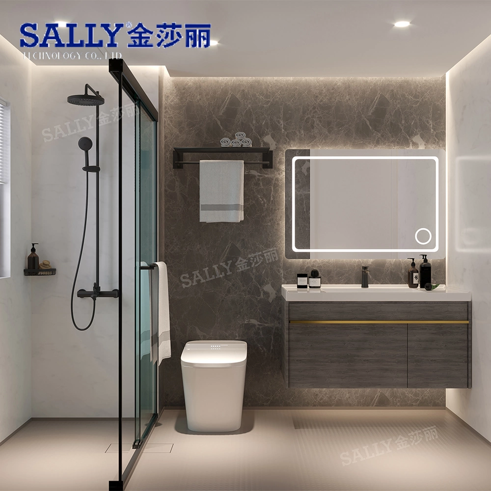 Sally Wholesale All in One VCM Сборный дом Контейнер для душевой комнаты Модульный блок для ванной комнаты
