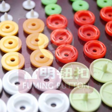 15mm Plastic snap fasteners/snap button/ plastic button