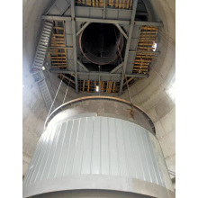 Raw material silos for the metallurgical industry