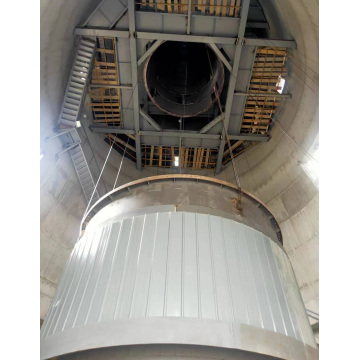 Raw material silos for the metallurgical industry