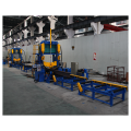 h beam assemble welding and straightening machine