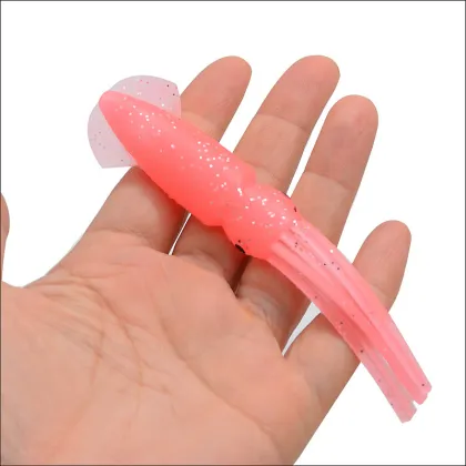 Wholesale 12.5cm Bionic Soft Squid Octopus Lures for Saltwater Fishing