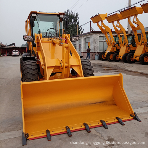 China SDJG 4-Ton Cheap Plant Machinery 4-Wheel Drive Loader JG-940 with Auger Attachment
