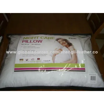 Printing fabric, white duck down pillows