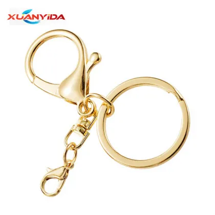 Trending Fashion Toy Doll Keychain with Gold Lobster Clasps and Ring