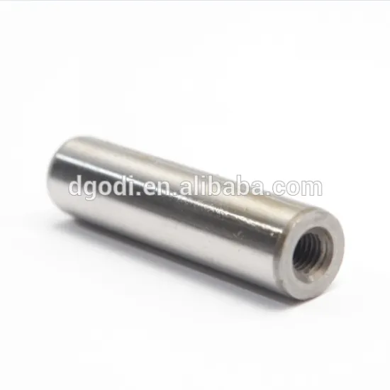ISO9001 certificated custom made inner threaded steel dowel pin vendor
