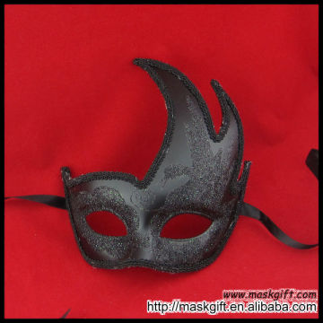 Hot Sell Wholesale Solid Black Venetian Style Sexy Venice Masquerade Mask