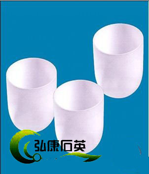 Opaque Fused Quartz Crucibles, Solar Grade Fused Quartz Crucibles, Opaque Quartz Crucible for Chemical Processing