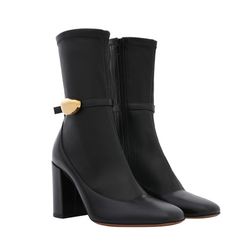 Stylish Chunky Heel Ankle Boots for Women