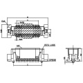 Einsteckende weibliche H5.0-Board-to-Board-Stecker