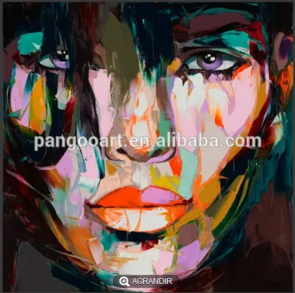 2015pop abstract Portrait Oil paintings