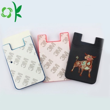 Adhesive Silicone Credit Card Stick Card Holder Phone