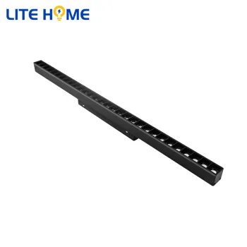 COB Low-Voltage Magnetic LED Track Grille Lights for Supermarkets and Offices