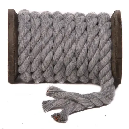 16mm soft nature cotton twisted rope
