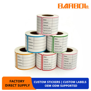 Coated Art Paper Self-adhesive Printing Sticker