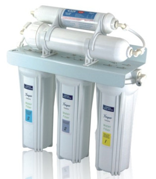 5 Stages Under Sink UF Water Purifier - Drinking Water System with Free Spare Parts and Vehicle Power Supply - RY-UF-1