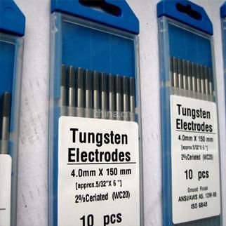 Elettrodo di tungsteno non radioattivo