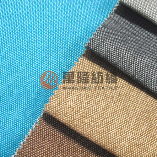 Polyester Linen Style Fabric for Sofa Upholstery or Blanket