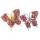 Strawberry Quartz Butterfly Decoration Healing Crystal Chip Beads Ornament Home Decor Gifts