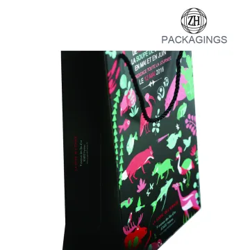Custom handnade paper shopping bag for gift