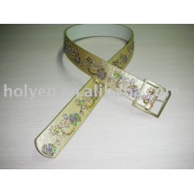 laser belts, ladies' belt, PVC belt