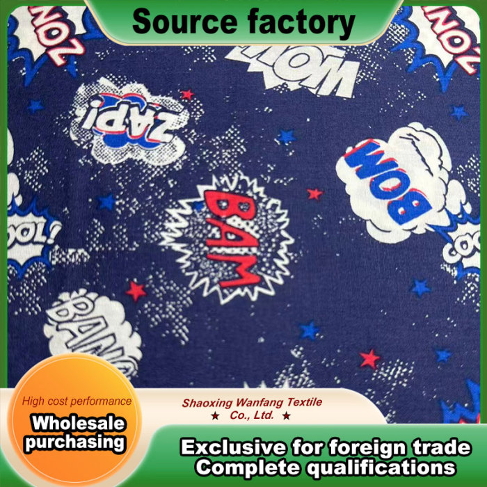 Dinamik Karikatür Tasarımlı Pamuklu Poplin Tişört