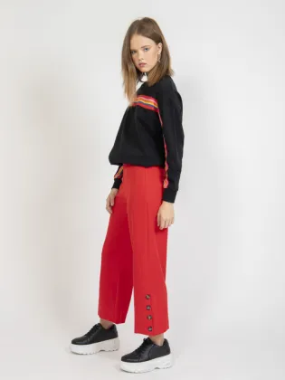 Comfortable Atmosphere Wide Leg Women Pants