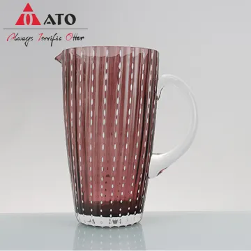 Purple Dots stripes Perle Beverage Glass Tumbler