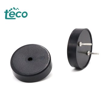 Buzzer piezoelektrik jarum bundar tahunan - 17x4.5mm, drive eksternal, 4kHz, 85dB