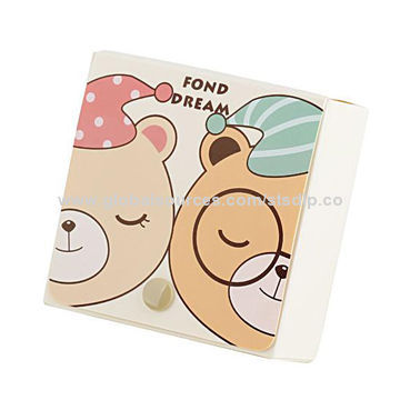 Storage Box with Button, Sized 99*99*40mm