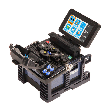 Hot Sale ALK-88 Fiber Optic Fusion Splicer - 6 Motors Core Alignment Splicing Machine for FTTH Telecom