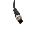 M8 Straight Male to Right Angle Female Cable