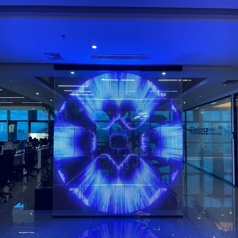 Led Transparent Glass With Led Lights