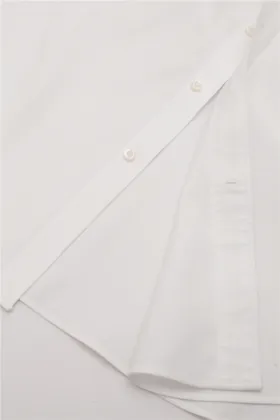 Men's Custom White Dress Shirt