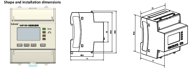 4 channel dc energy meter