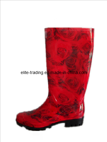 PVC Fashion Rain Boots for Women