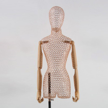 High-Quality New Design Exhibition Stand Fashion Female Wire Mannequin