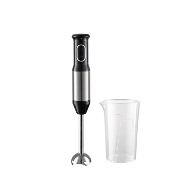 Professional 1200W Portable Electric Hand Blender with 304 Stainless Steel Legs and 600ML Mixing Cup - Two Speed Control