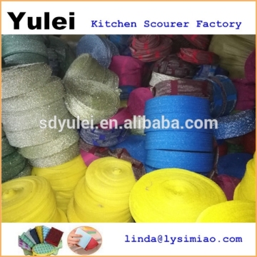 pp yarn scrubber sponge cloth material
