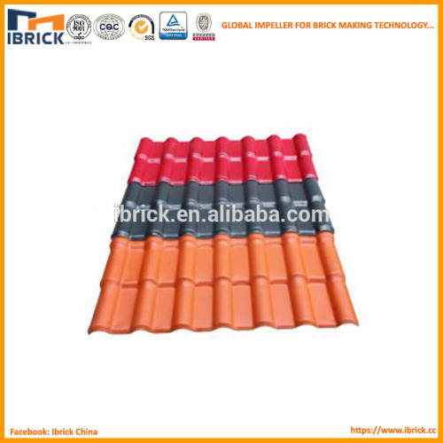 Synthetic resin roof tile roma style