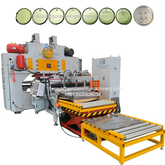 Automatic aluminum eoe lid making machine