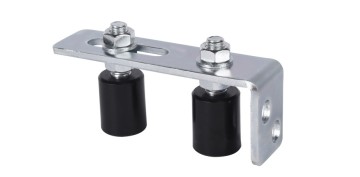 zinc-plated sliding gate Upper Nylon Guide roller bracket