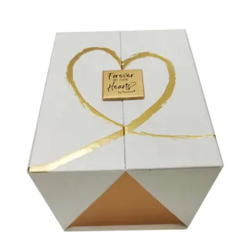 Pearl texture paper rigid holiday paper box packaging