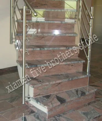 Multicolor Red Granite Stair Board
