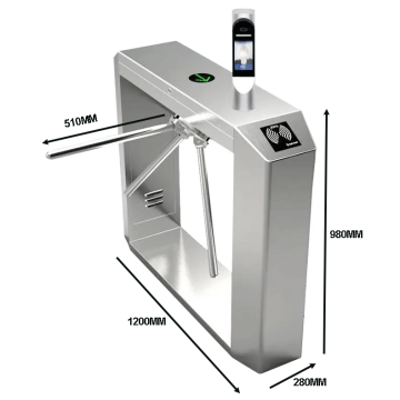 Smart QR Code Scanner Turnstile for Gyms