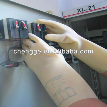 Linemen's Electrical Safety Long-sleeve Insulating Latex Rubber Gloves